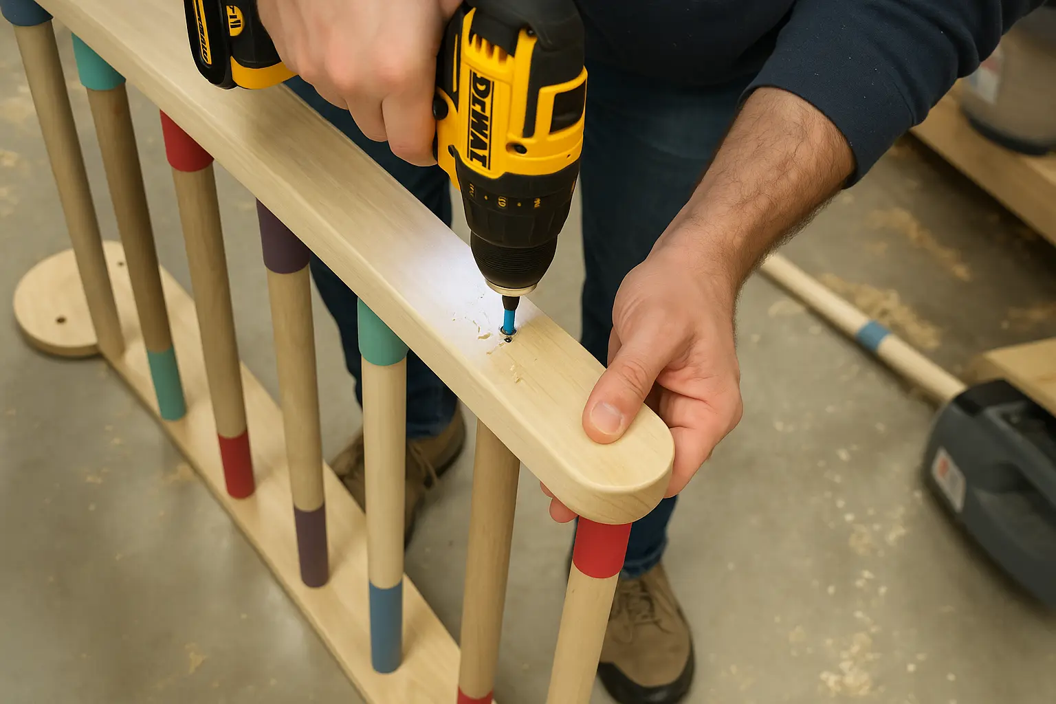 Installing pivot screw mechanism